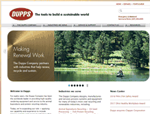 Tablet Screenshot of dupps.com